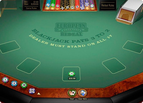 blackjack card game